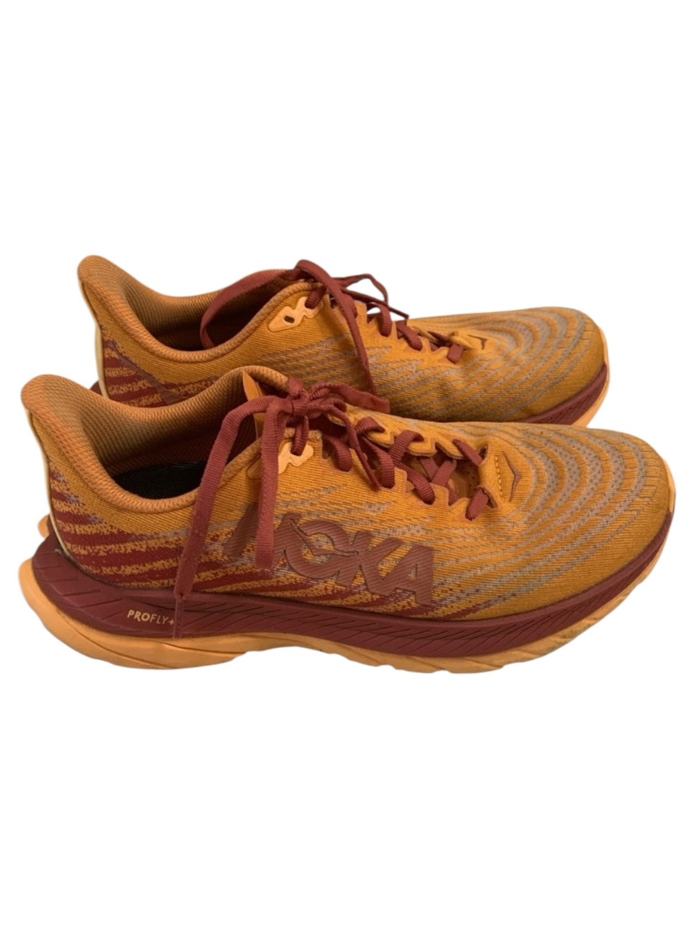 HOKA One One Mach 5 Women’s Size 8 B Orange Running Shoes Jogging Marathon